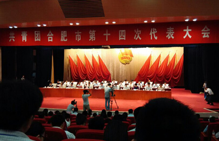 集團(tuán)團(tuán)代表參加共青團(tuán)合肥市第十四次代表大會
